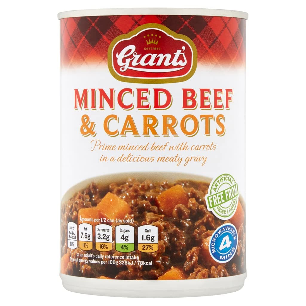 Minced Beef and Carrots, 392g