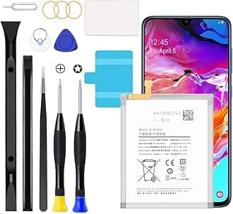 - Galaxy A70 Battery,2026 New Upgraded Battery for Samsung Galaxy A70 SM-A705F, SM-A705FN, SM-A705GM, SM-A705MN, SM-A7050, SM-A705W with Full Remove Repair Tool Kit