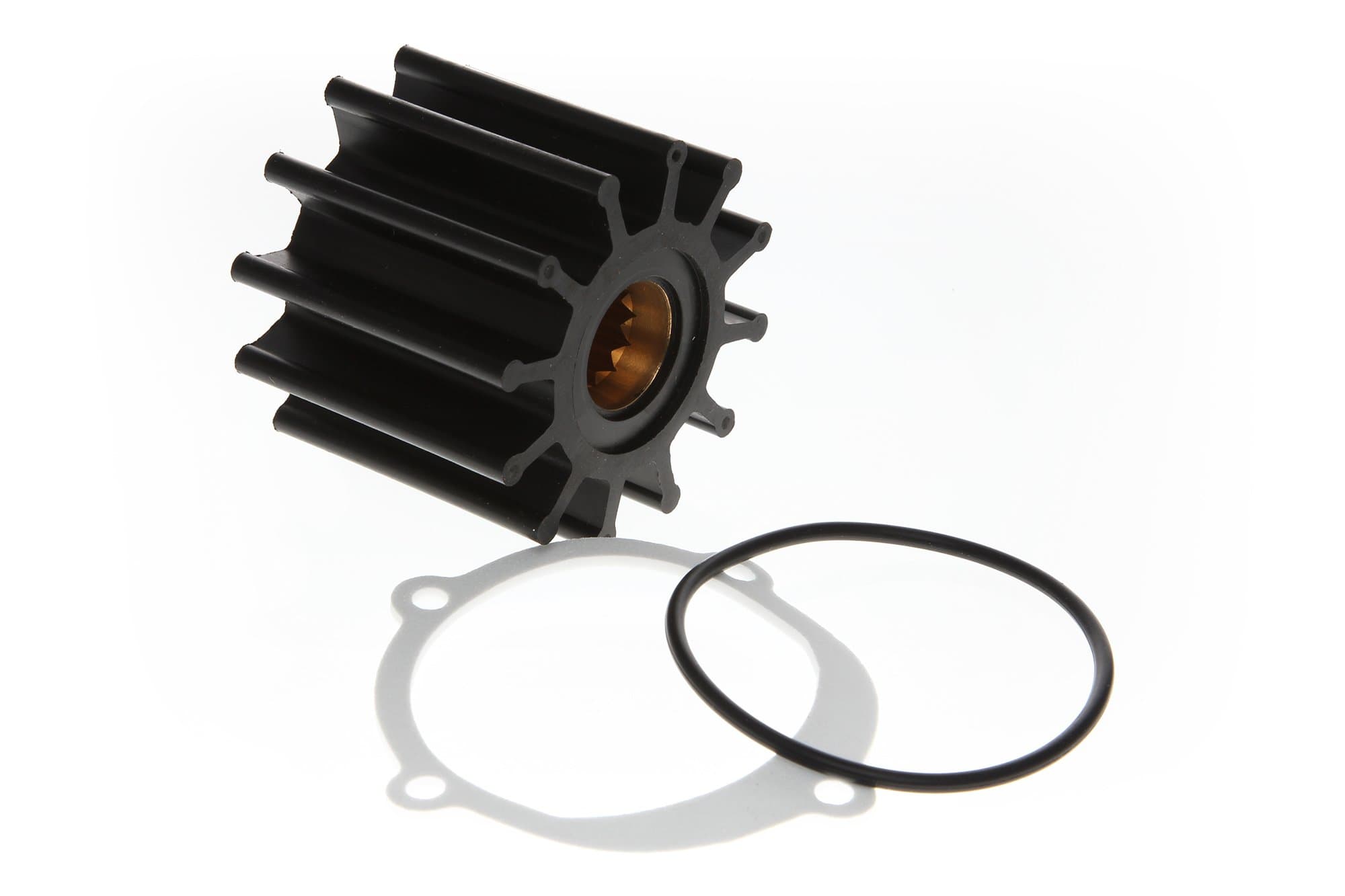 REPLACEMENTKITS.COM Water Pump Impeller Kit Compatible with Johnson F6B-9 Pumps Indmar Monsoon, Hammerhead, Raptor & Volvo Penta Engines