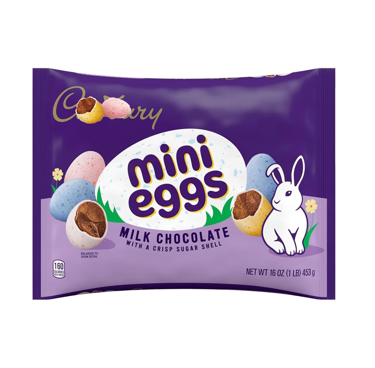 Easter Mini Eggs Milk Chocolate Candy 16 oz Bag Milk Chocolate Eggs - Irresistible Treats Eggs for Easter, Special Occasions, Premium Candy Mini Eggs for All Ages