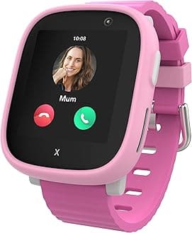 X6 Play - Watch Phone for Children (4G) - Calls, Messages, Kids School Mode, SOS Function, GPS Location, Camera and Pedometer – (Subscription Required) (Pink)