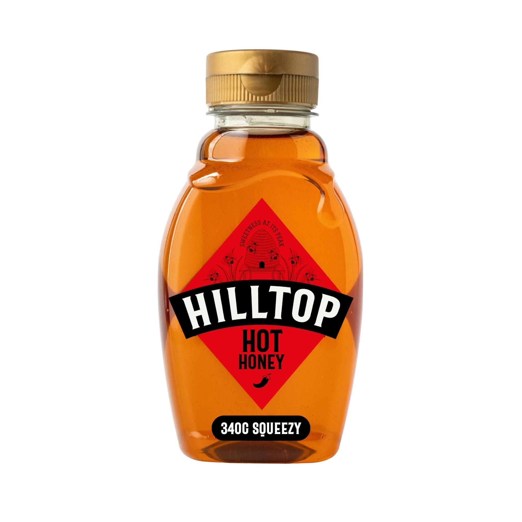 Hilltop Honey - Hot Honey -Squeezy Bottle - 340g