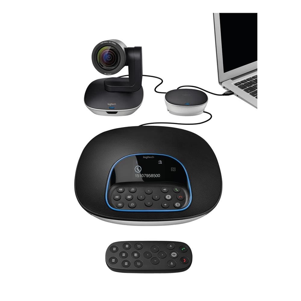 Logitech webcams GROUP video conferencing system, 1080p