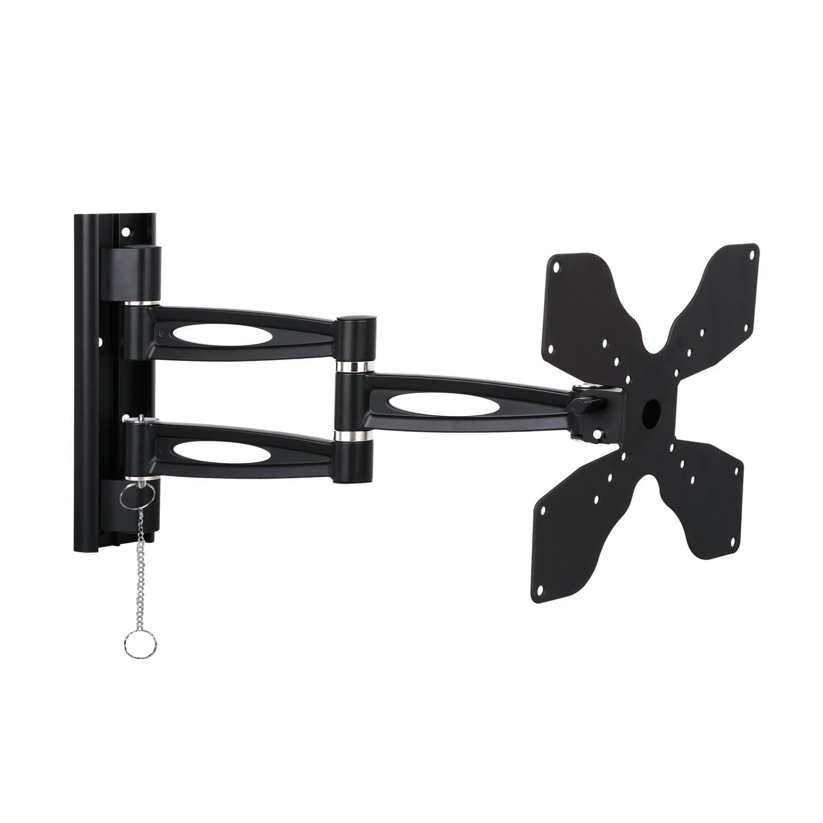 408L Locking Heavy Duty Articulating Wall Mount - Great for Mounting TVs in RVs Campers Trucks Boats Fits Up to 55" TVs with VESA Hole Patterns up to 200x200 (Black)
