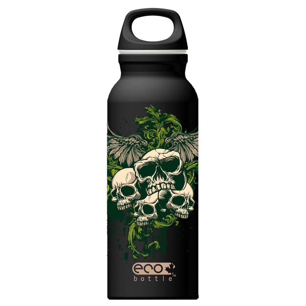 Eco Bottle Design Bottle, Skull Misery, 650ml