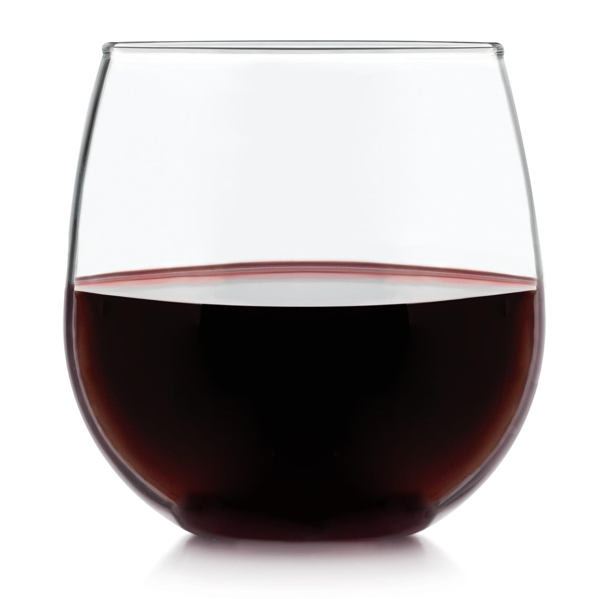 Libbey Stemless Red Wine Glasses, Set of 8