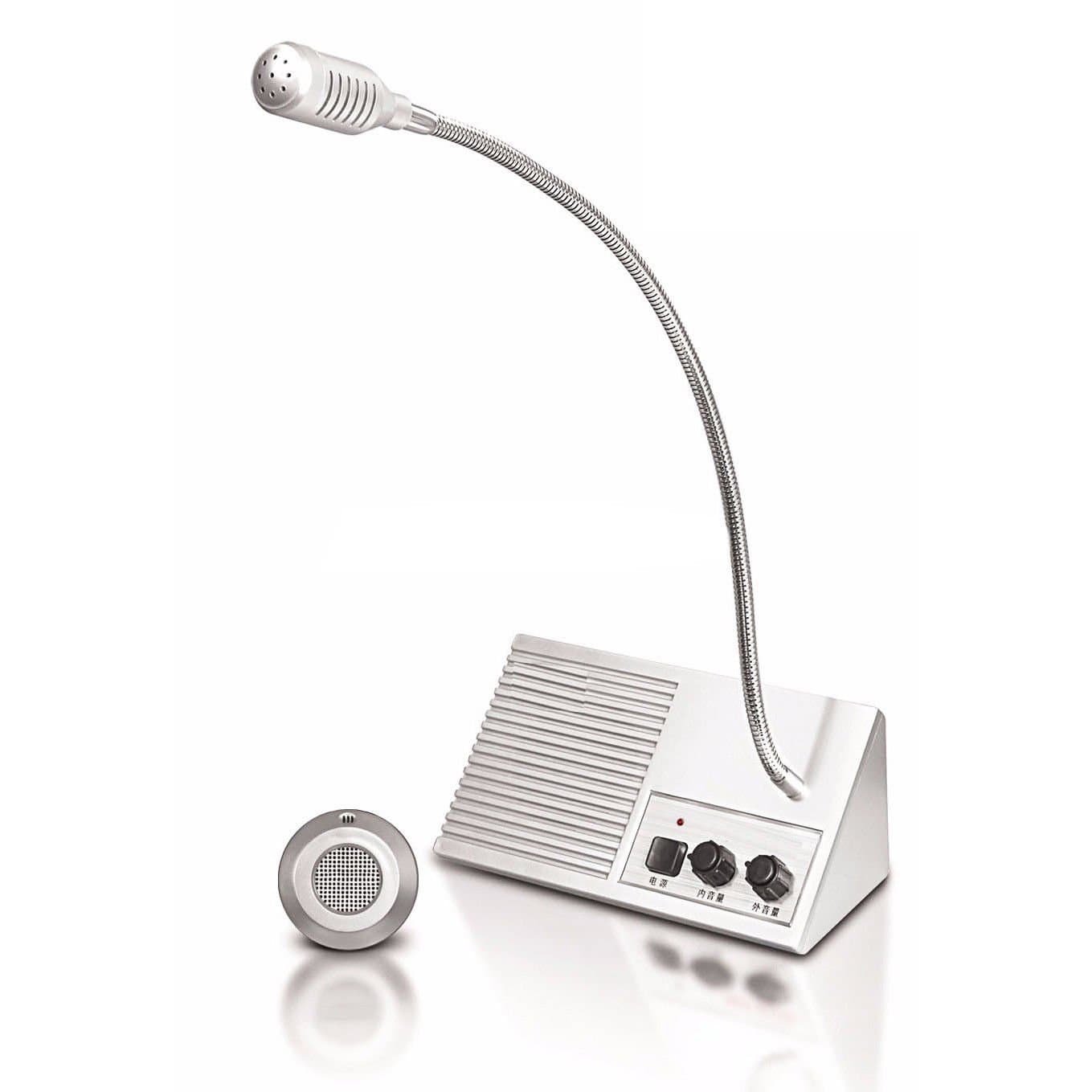 Digiteck D5 Talk Through Glass INTERCOM for Bank COUNTERS/Ticket Booth/Petrol Station, Bank Counter, Ticket Booth