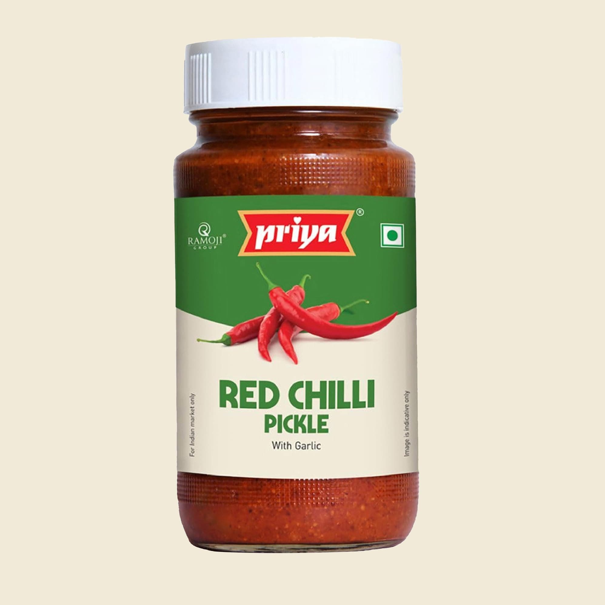 Red Chilli with Garlic Pickle, 300g