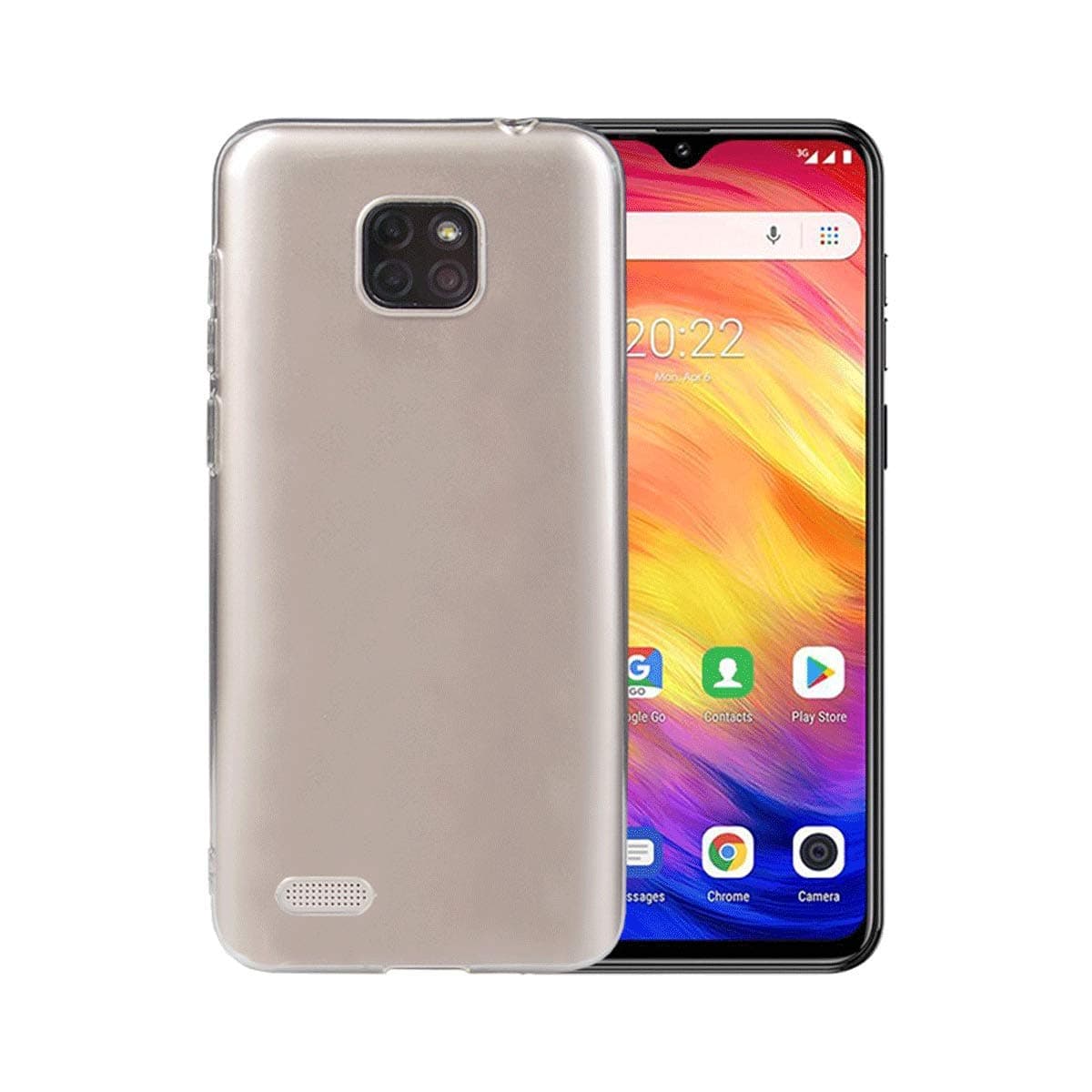 ELYCO Case for Ulefone Note 7 2019, [Transparent] Ultra Slim Soft Shell Silicone TPU Shockproof Cover, Shock Absorption Cover for Ulefone Note 7 2019
