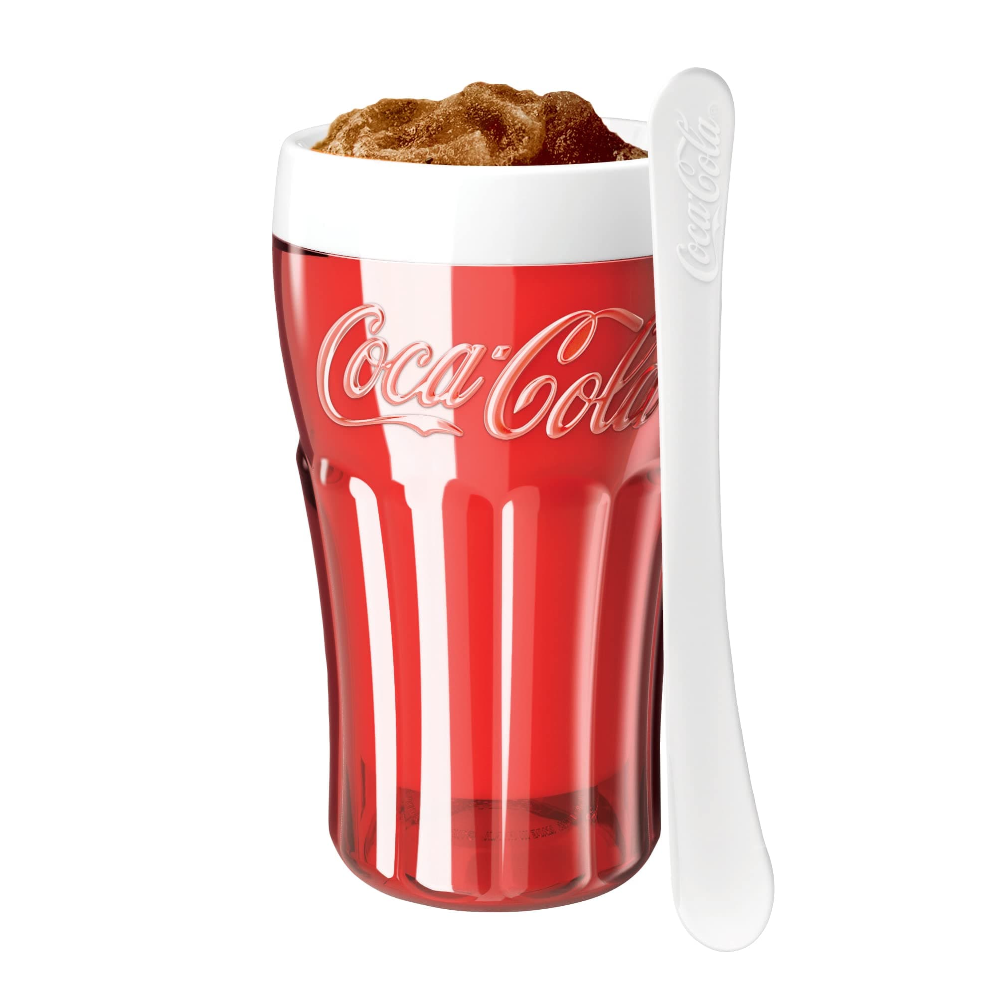 Coca-Cola Float & Slushie Maker, Retro Make and Serve Cup with Freezer Core Creates Single-serving Smoothies, Slushies and Milkshakes in Minutes, BPA-free