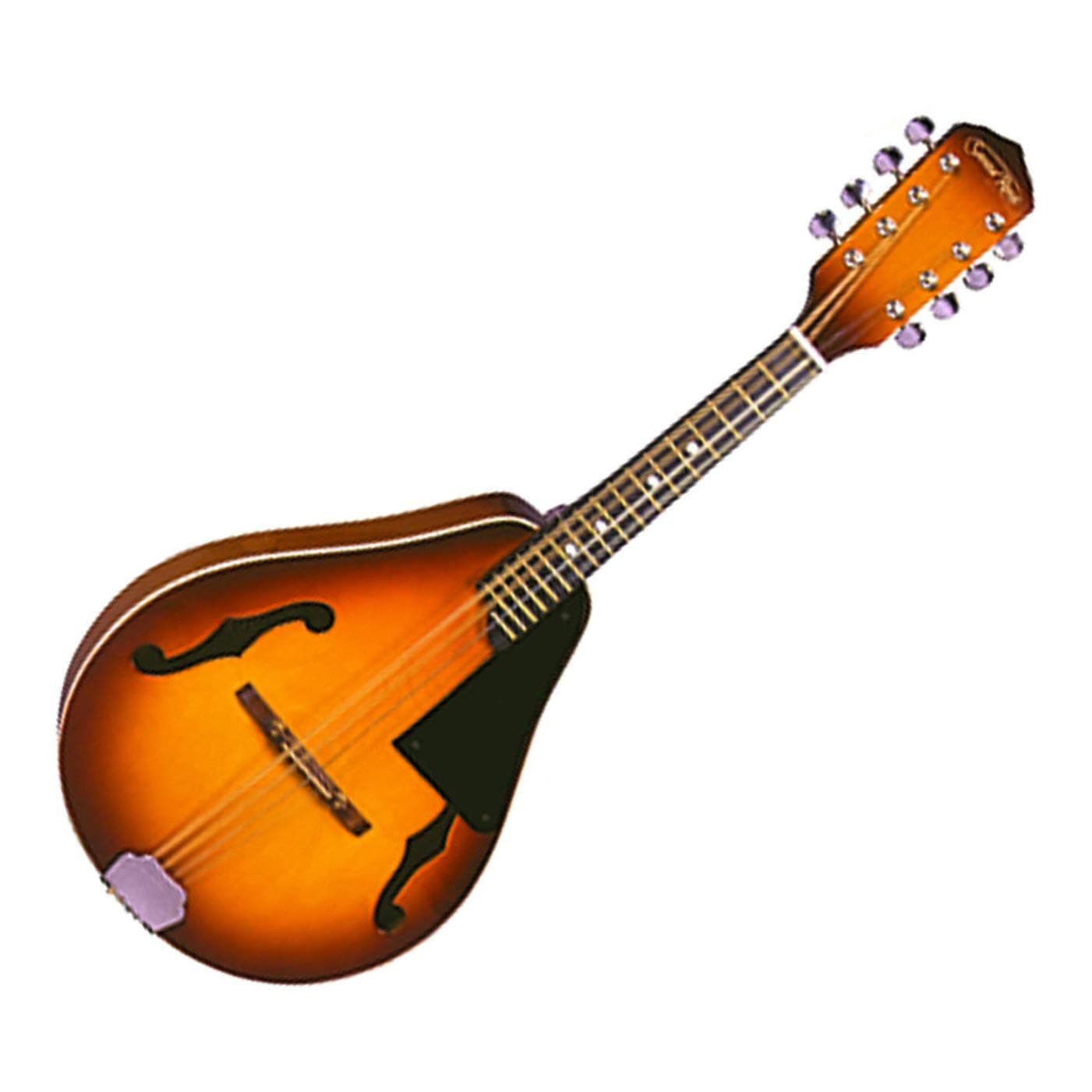 Deep Arch-Top, 8-String A-Style Mandolin with Chrome Machine Heads, Right Handed (MAND22)
