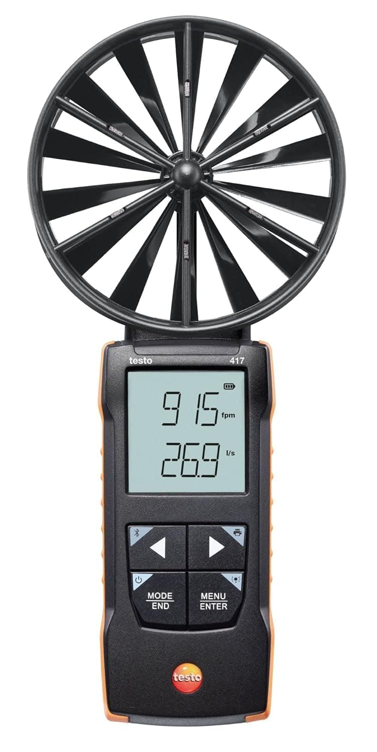 TESTO Propeller Anemometer 417 100 mm with Connection app-TESTO-0563 0417