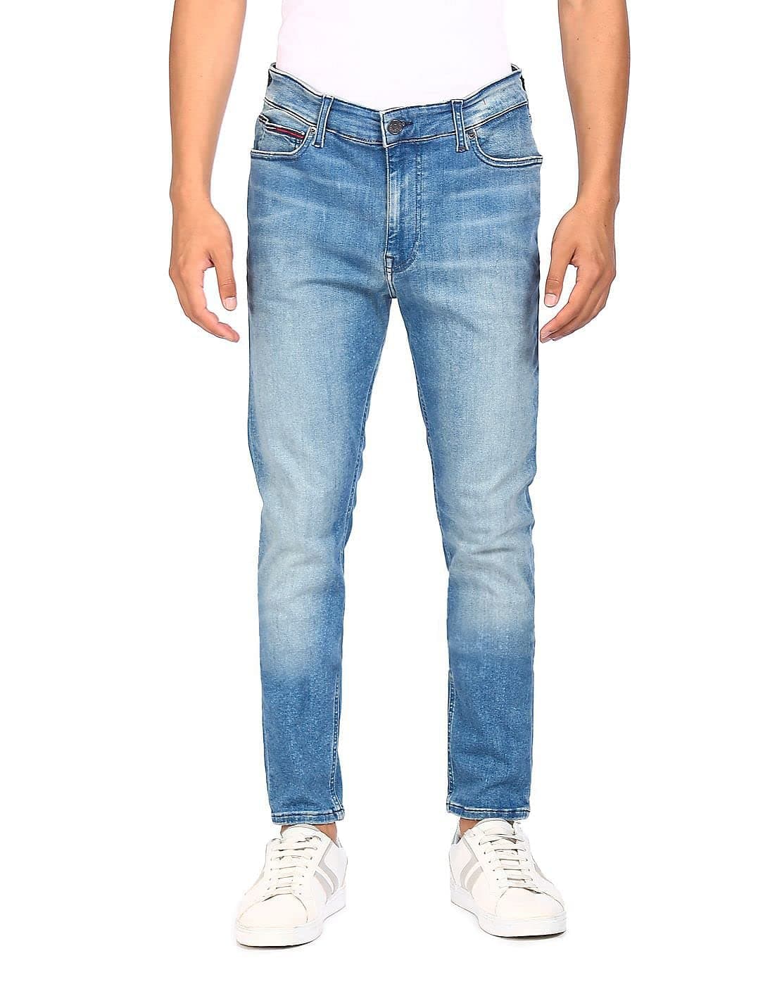 Tommy HilfigerMen's Mid Rise Regular Jeans