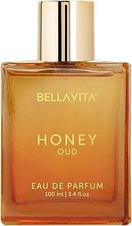 Bella Vita- Luxury Honey Oud Unisex Eau De Parfum With Bergamot, Patchouli, Vanilla Premium, Long Lasting Sweet & Spicy Liquid Fragrance - 3.4 fl oz, 100ml