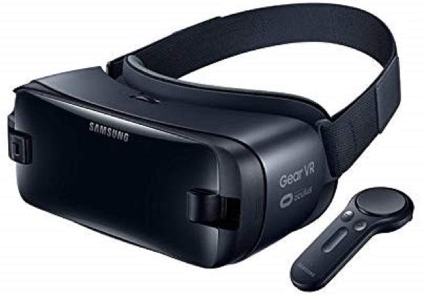 Gear VR Virtual Reality Glasses with Controller Spanish Version Black (Black)- Spanish Version
