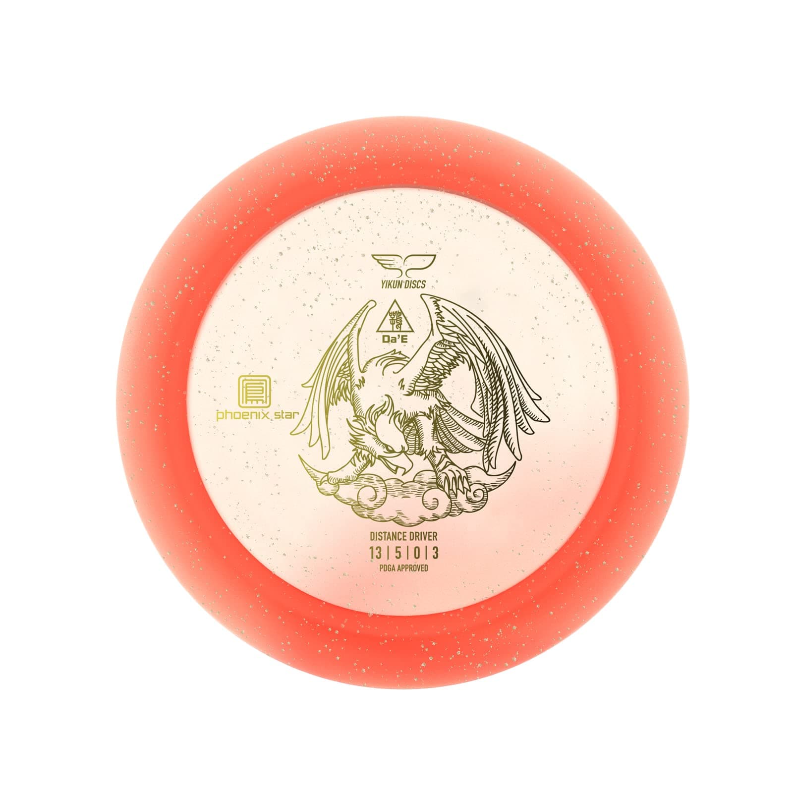 Yikun Disc Golf Driver | Professional PDGA Approved Discs Golf | Phoenix Star Distance Driver | 170-175g | Fairway Golf Disc Perfect for Outdoor Games and Competition