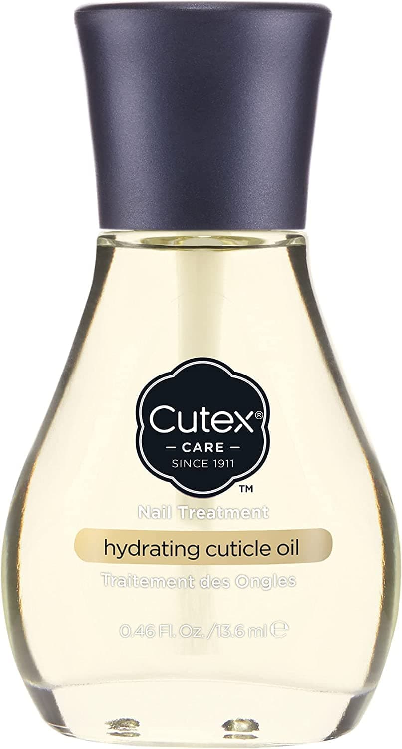 Cutex Hydrating Cuticle Oil, Formulated with Vitamin E & Sweet Almond Oil, (13.6ml) for Dry, Brittle & Rough Nails, Almond Scent, Dermatologist Tested