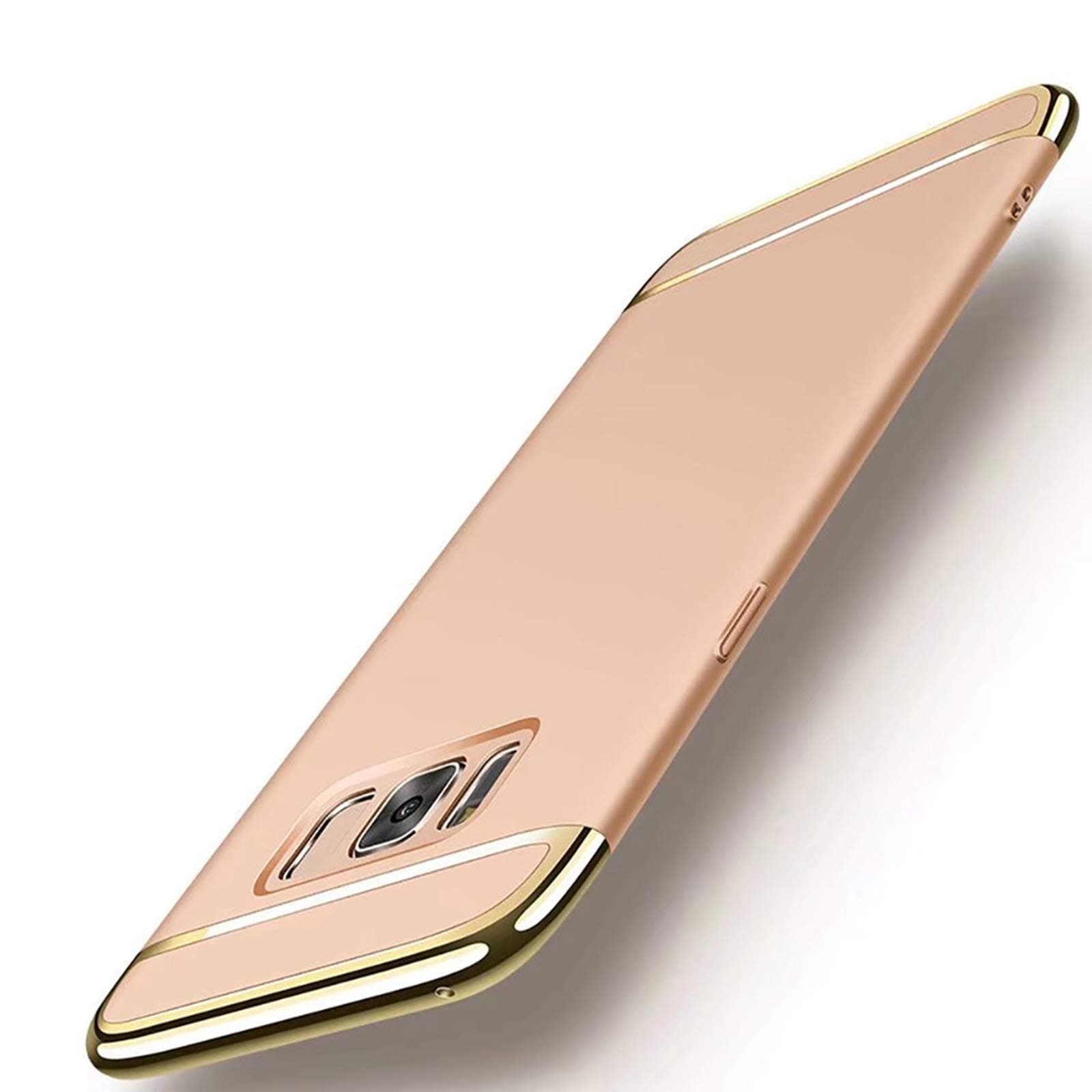 NAISU Galaxy S8 Plus Case, Galaxy S8 Plus Back Cover, Ultra Slim & Rugged Fit Shock Drop Proof Impact Resist Protective Case, 3 in 1 Hard Case for Samsung Galaxy S8 Plus - Gold