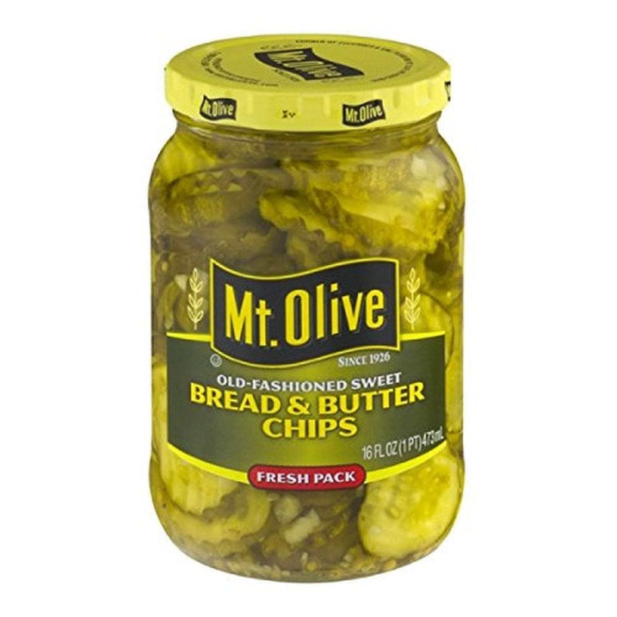 Mt. Olive Bread & Butter Chips 473ml (Pack of 3)