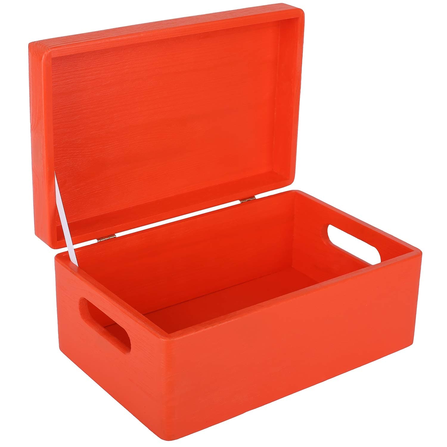 Large Wooden Box With Handhold