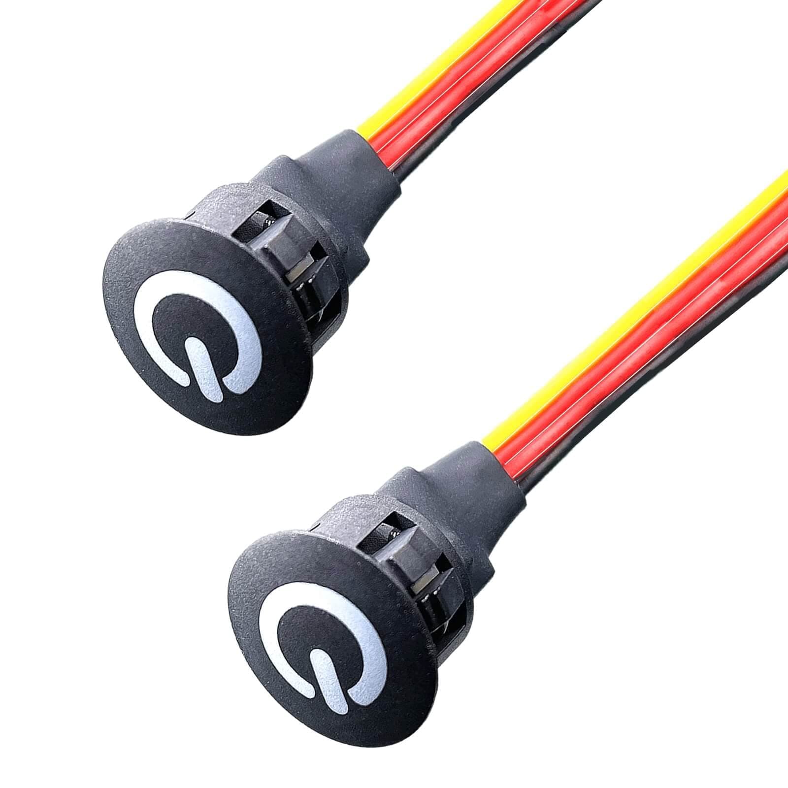 Led Dimmer Switch Dc 12v Touch Sensor Dimmer Switches for Led Lights On/Off Stepless Dc 3.7v-12v Desk Lamp Strip Brightness Controller Switch for 10mm/0.39" Mounting Hole 2pack Black