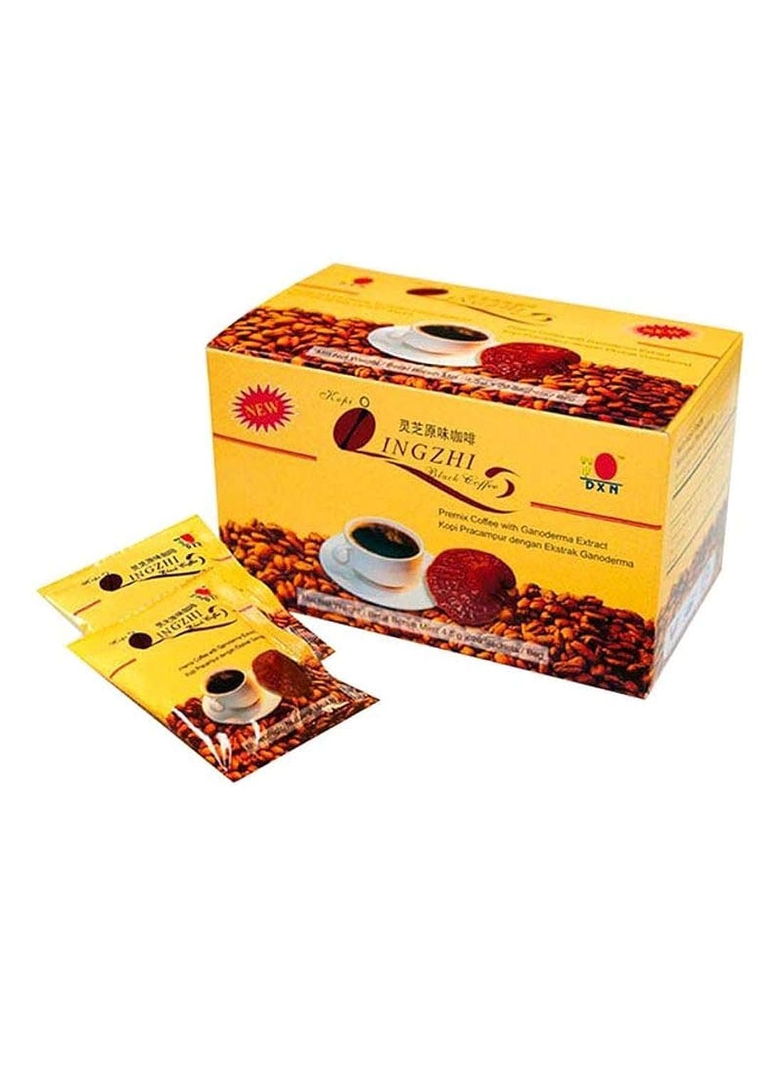 Lingzhi Black Coffee 2 in 1 with Ganoderma Extract (4.5gm x 20 satchets)