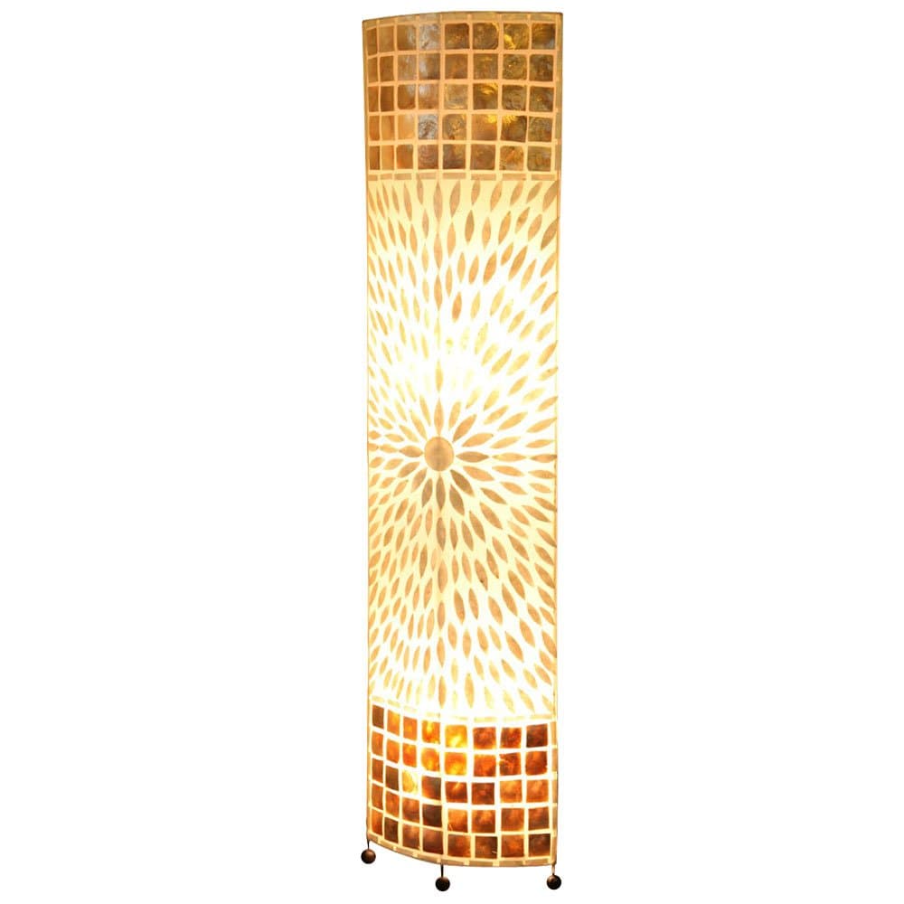 GLOBO 25826 E27 Bali Energy Saving Floor Lamp, Multi-Colour