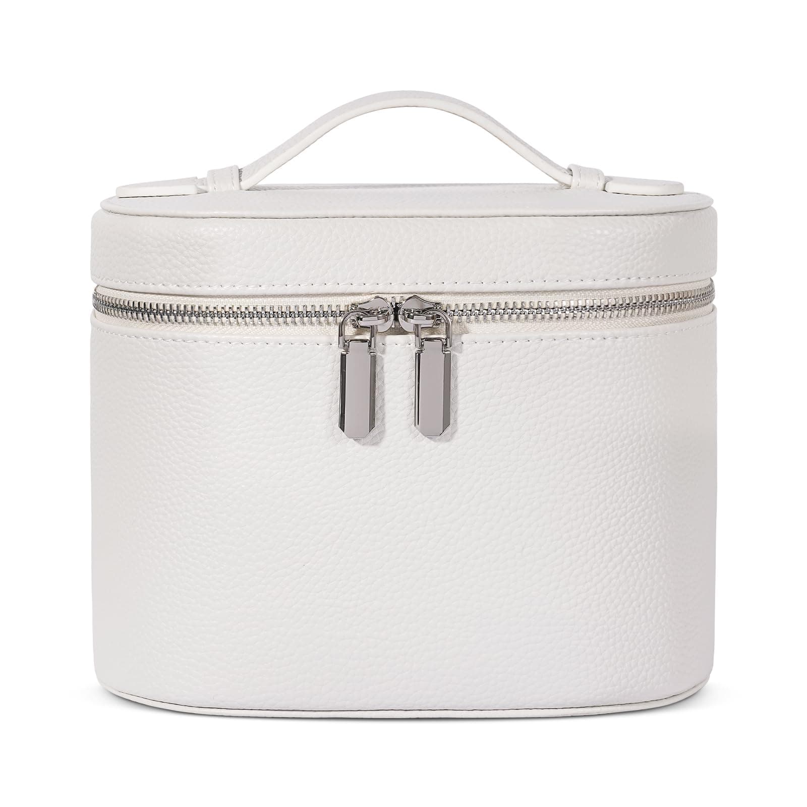 Makeup Bag, Travel Make up Case with Compartments and Handle, Portable Cosmetic Organizer Bags,Toiletry Bag for Women