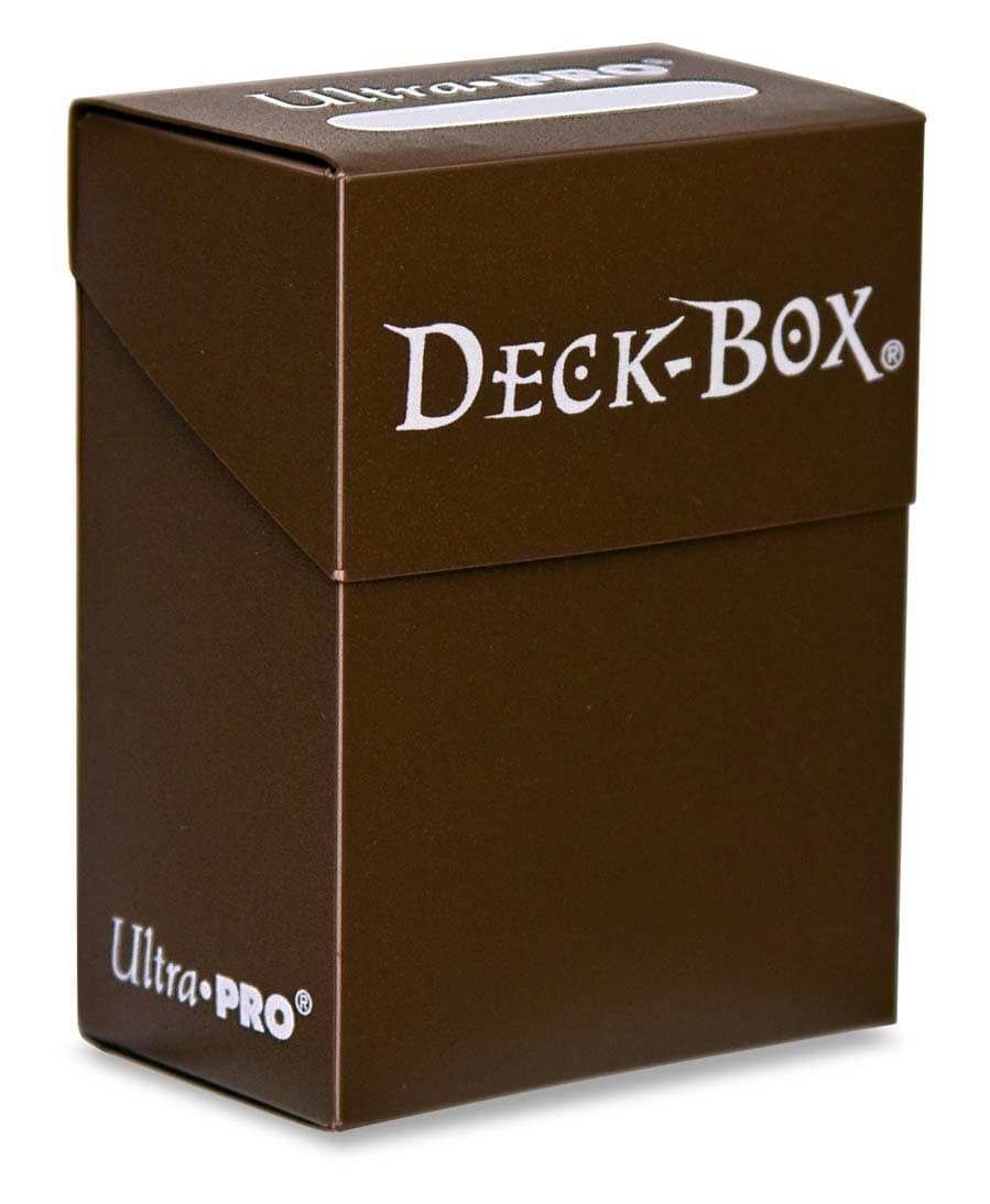 Ultra PRO Standard Deck Box, Brown, 80-Cards