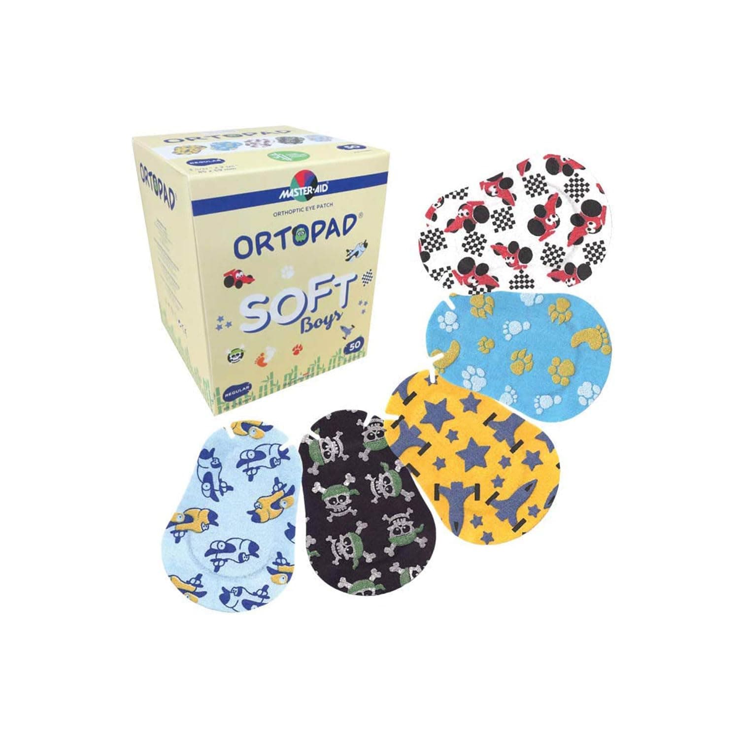Ortopad® Soft Boys Eye Patches Regular - 50 pcs