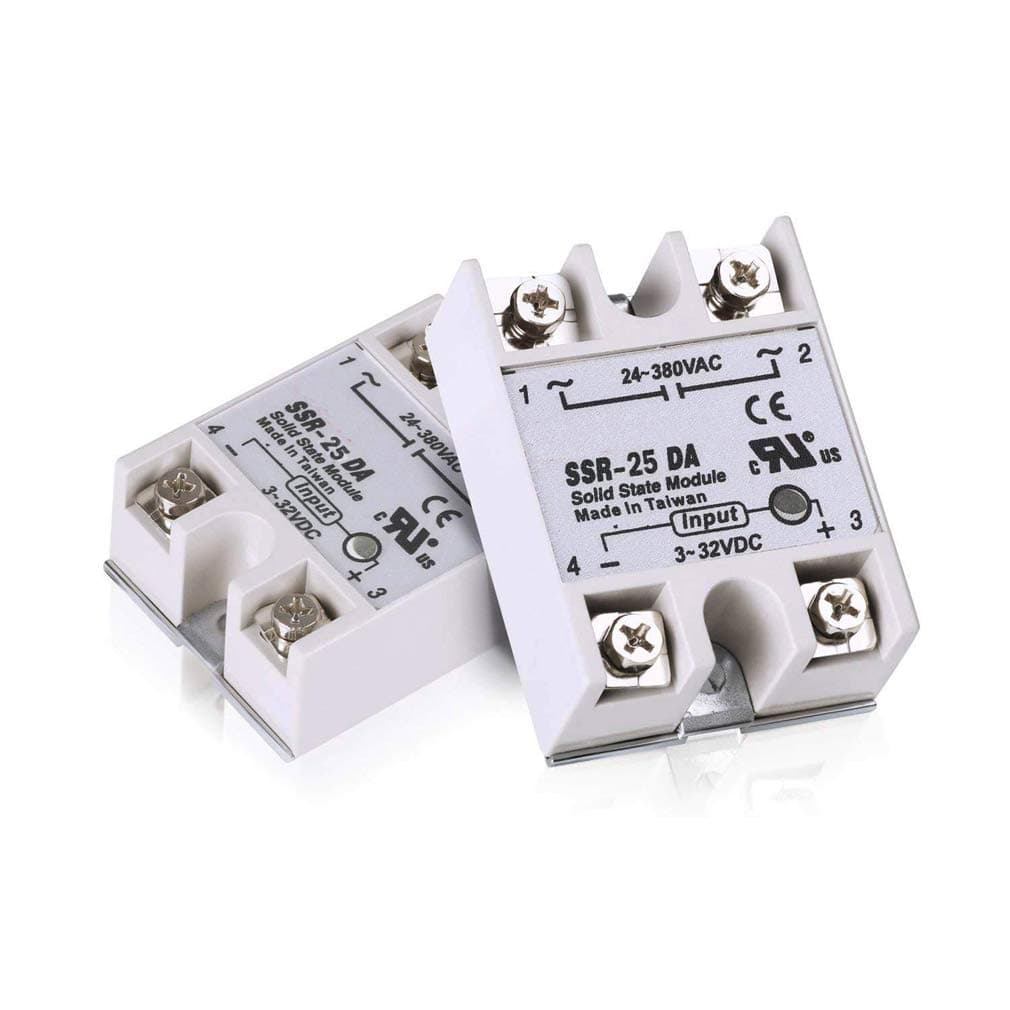 2pcs SSR-25DA 25A 250V Solid State Relay Module