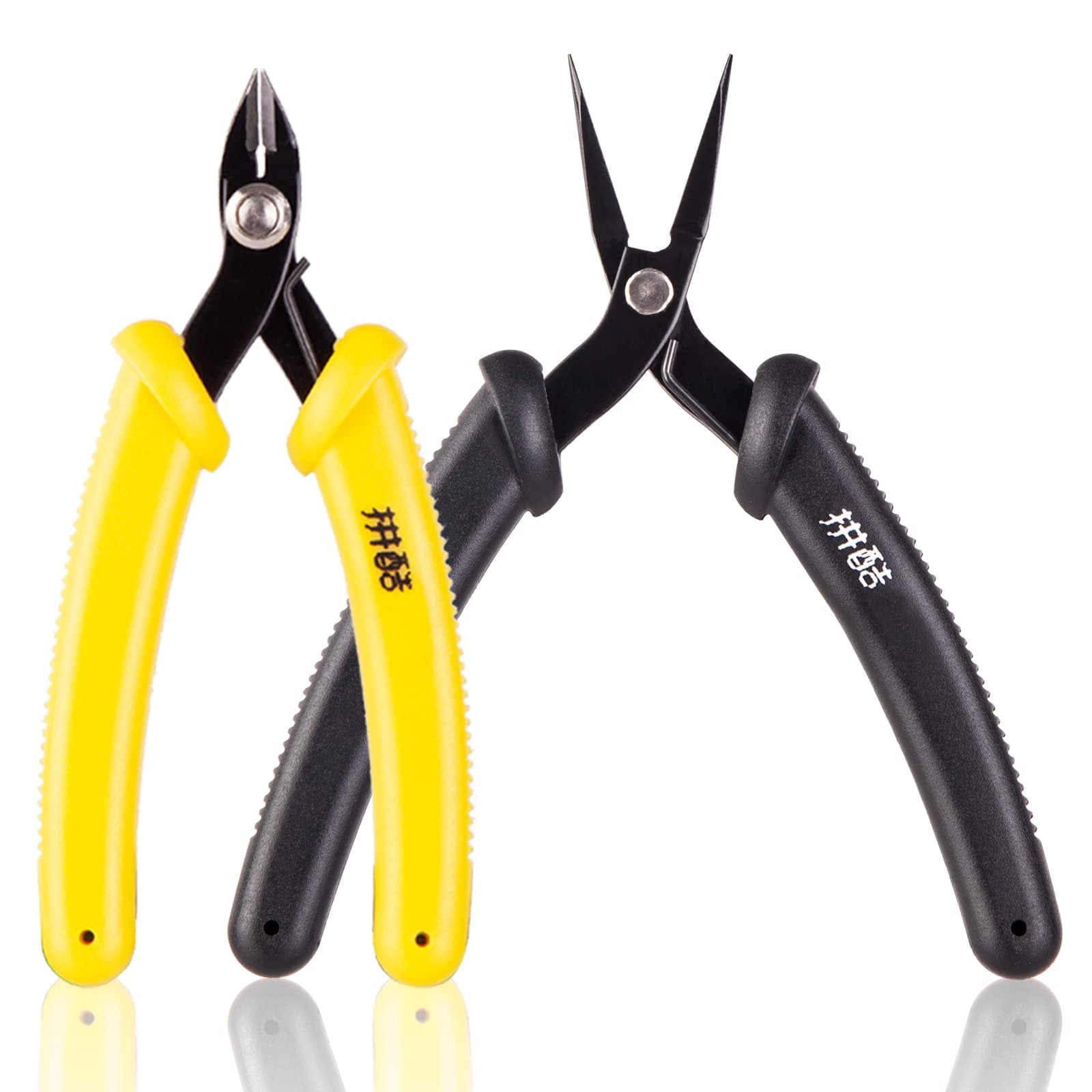 DIY Tools Set for Metal Earth Model Kits, 2pcs/set Professional Clipper and Needle Nose Pliers for Metal Puzzles Assembling Cutting and Bending Tools Kit
