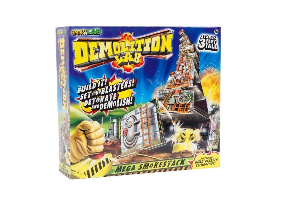 Smartlab Toys Demolition Lab Mega Smokestacks (Multicolor)