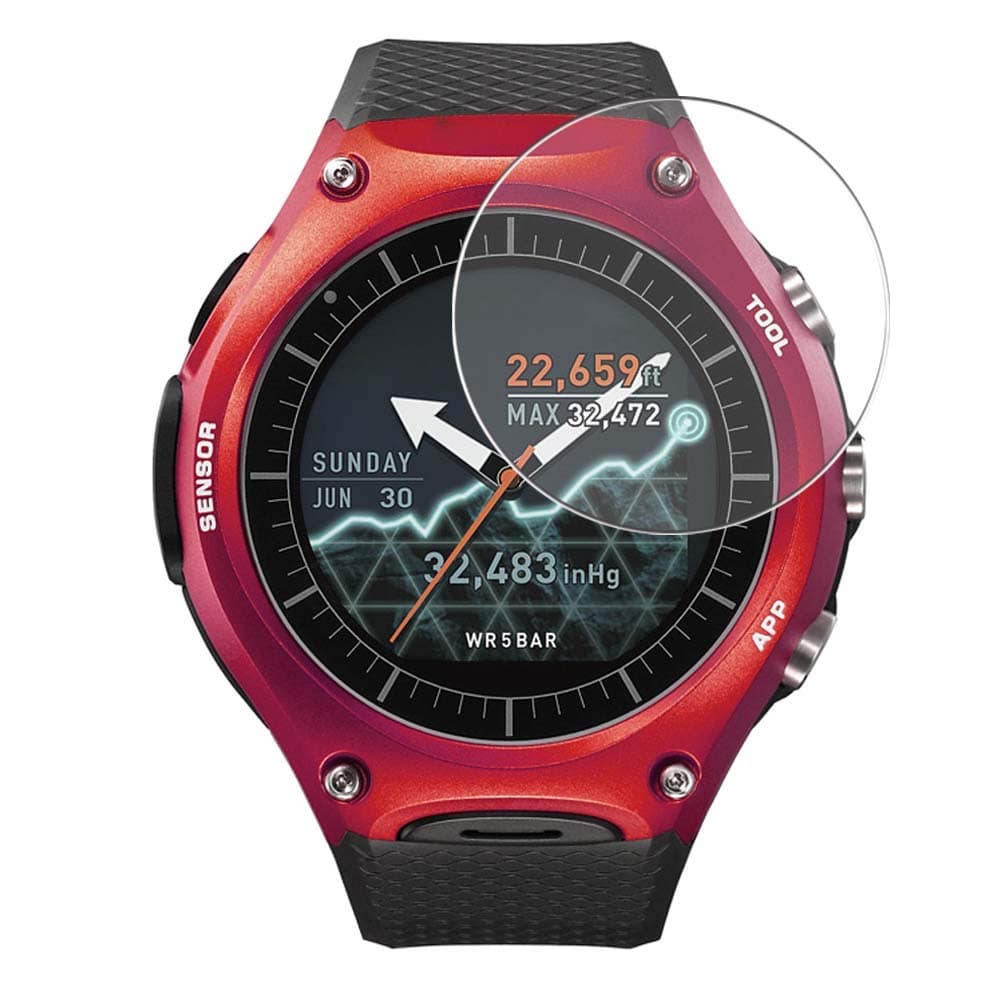 VaxsonVaxson 2-Pack Privacy Screen Protector, compatible with Smart Outdoor Watch WSD-F10 CASIO, Anti Spy Film Guard [ Not Tempered Glass ] Privacy Filter