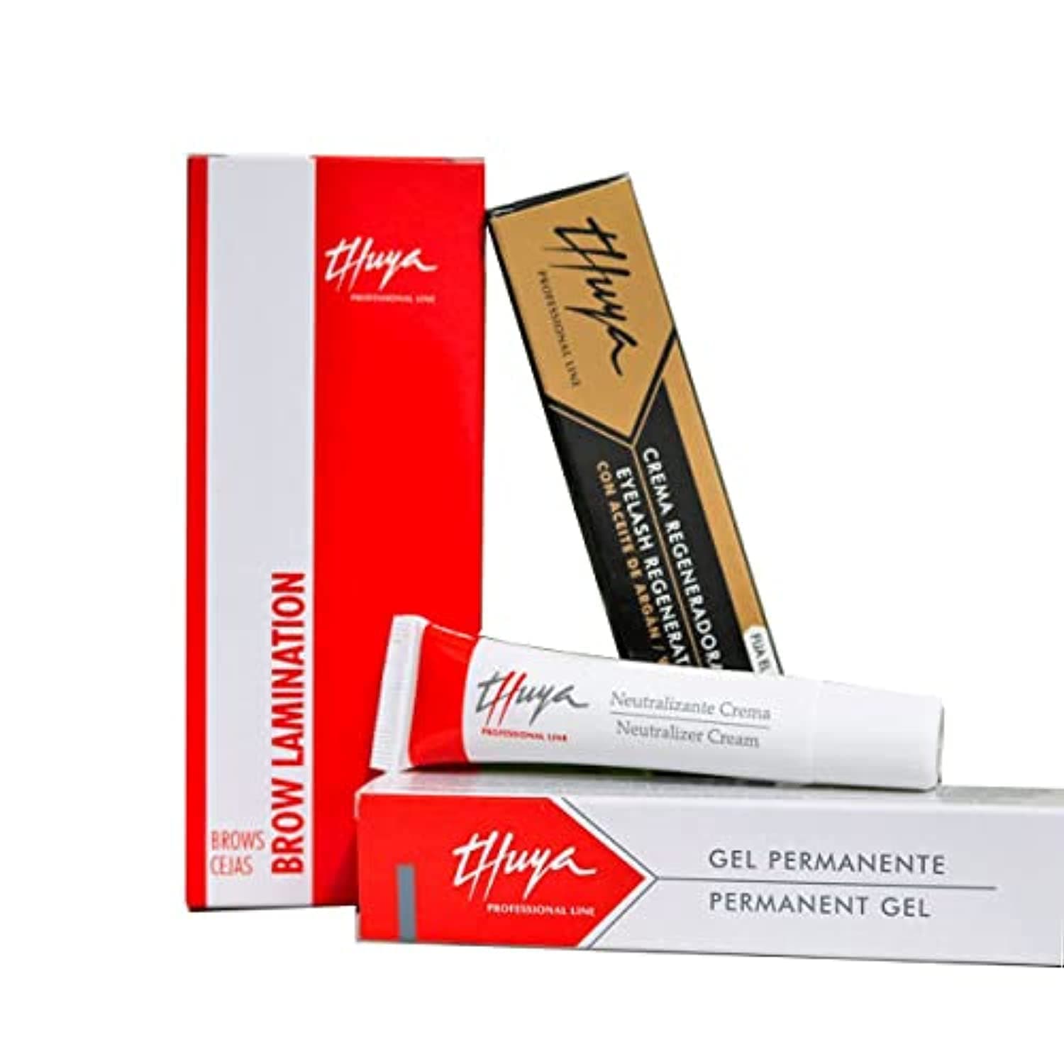 Thuya Brow Lamination - Eyebrows Permanent - Eyebrow Styling Kit - Long Lasting Straightening or Styling with Argan Oil Regenerating Treatment