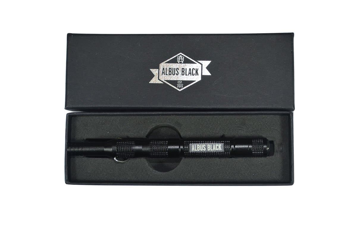 Military Grade Magnesium 5 in 1 Firestarter from Complete with Scraper, Compass, Whistle, Cotton Fully Waterproof. High Grade Quality Aluminum