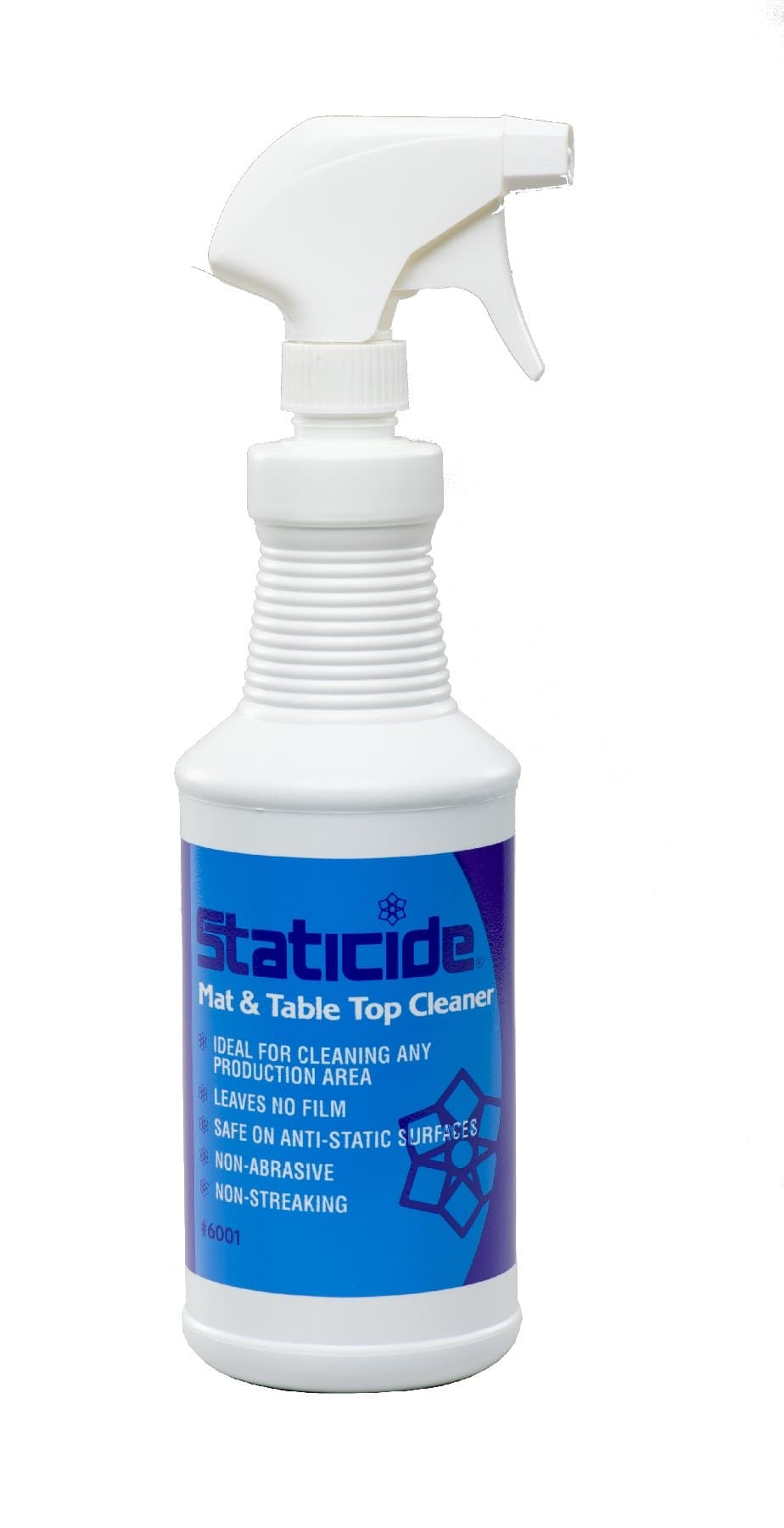 Staticide® 6001 Mat and Table Top Cleaner, Quart with trigger spray