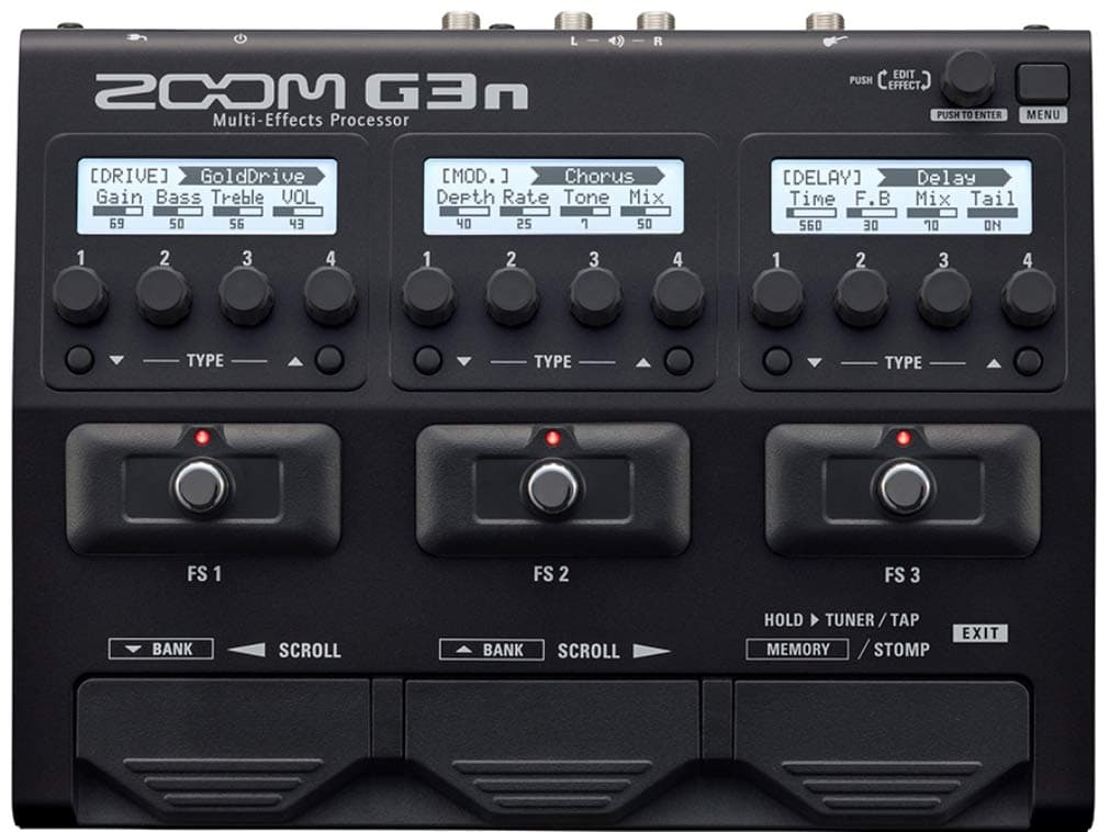 G3n G-Series Multi-Effects Processor for Guitar, 70 (68 Effects, 1 Looper Pedal, and 1 Rhythm Pedal)