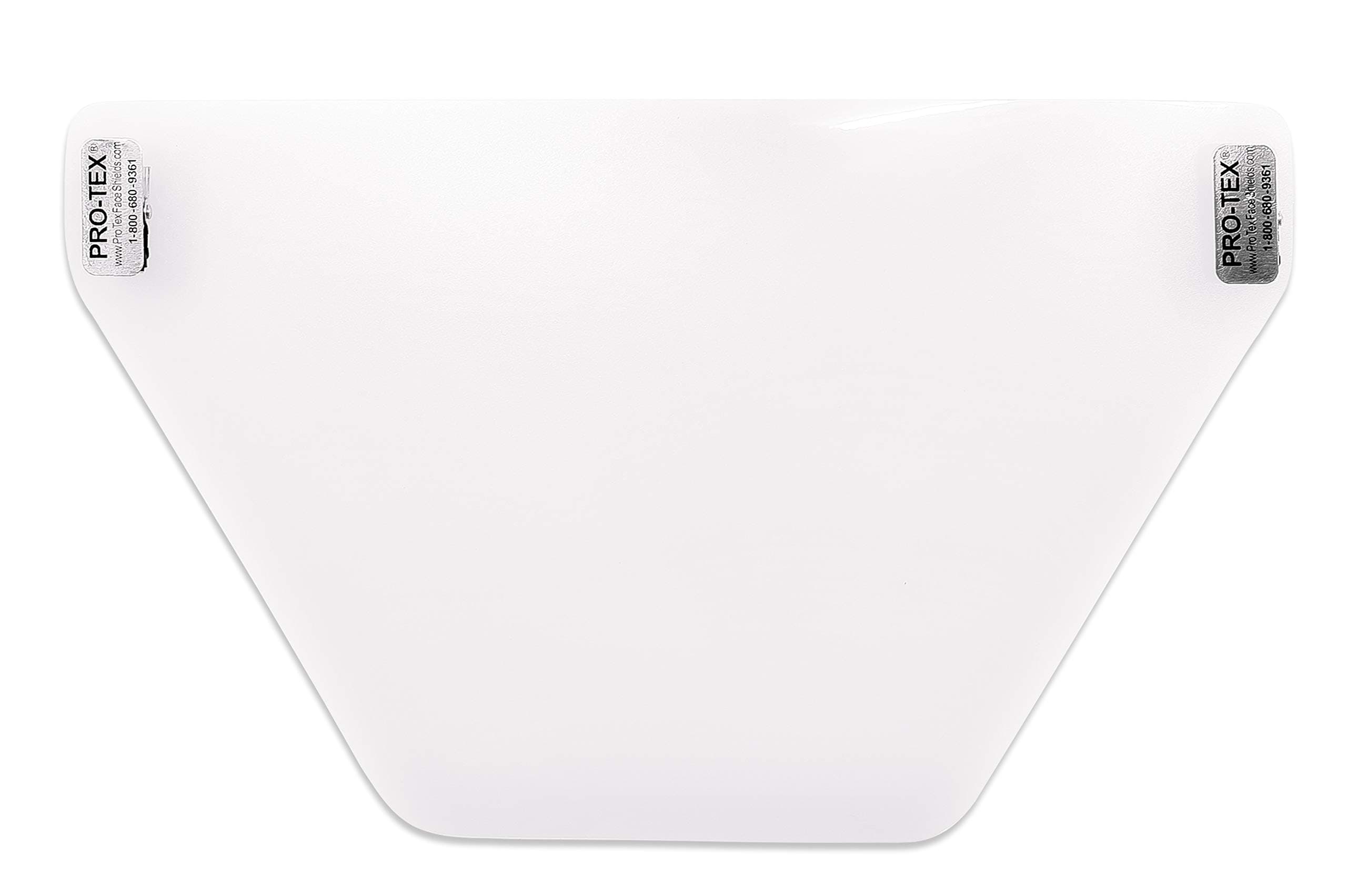 Pro-Tex® Standard 6″ Clip‑On Face Shield (Box of 12) – Lightweight, Anti‑Fog, Reusable Protective Shield for Prescription Glasses, Goggles & Loupes