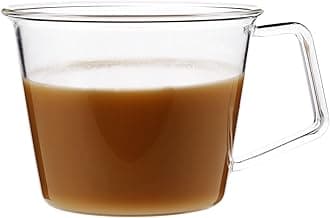 8434 CAST Coffee Cup, 6.8 fl oz (220 ml), Heat-resistant Glass, Microwave and Dishwasher Safe