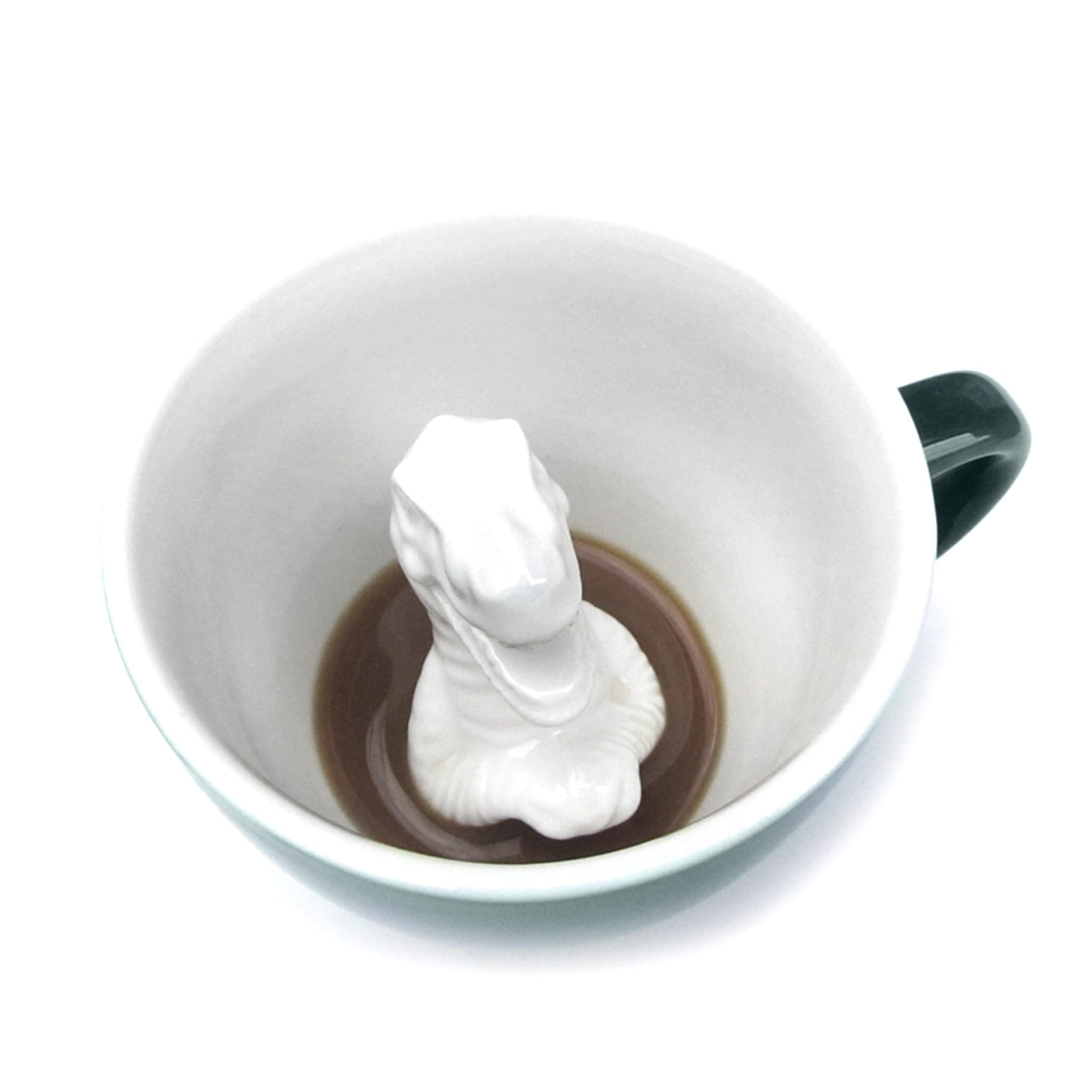 T-REX Ceramic Cup - Hidden 3D Animal Mug - Fun Gift for Dinosaur & Jurassic Lovers