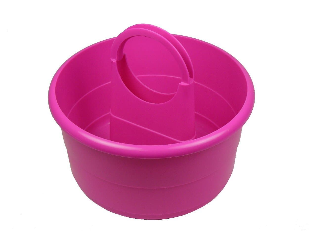 Romanoff Round Caddy, Hot Pink