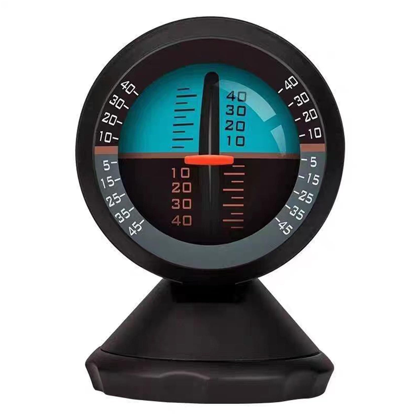 Timloon Car Inclinometer Level Tilt Gauge Indicator Gradient Balancer Tool for Off-Road Vehicle and self-Driving Travelling Supplies