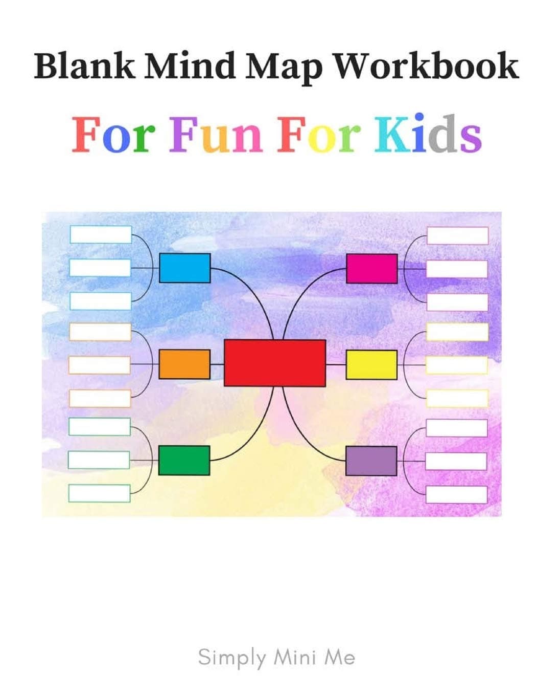 Blank Mind Map Workbook - For Fun For Kid