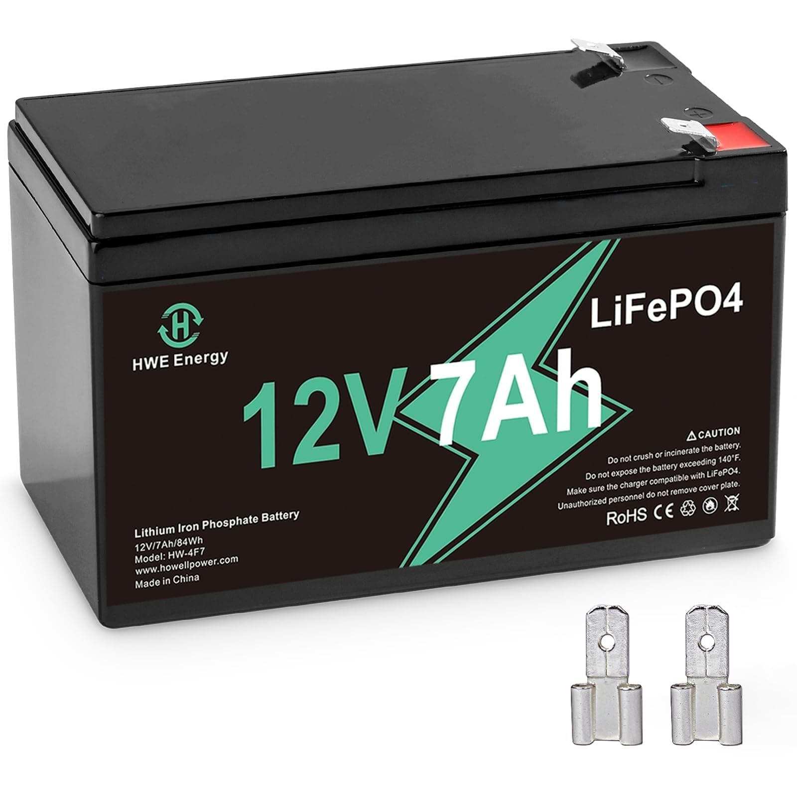 12V 7Ah LiFePO4 Battery
