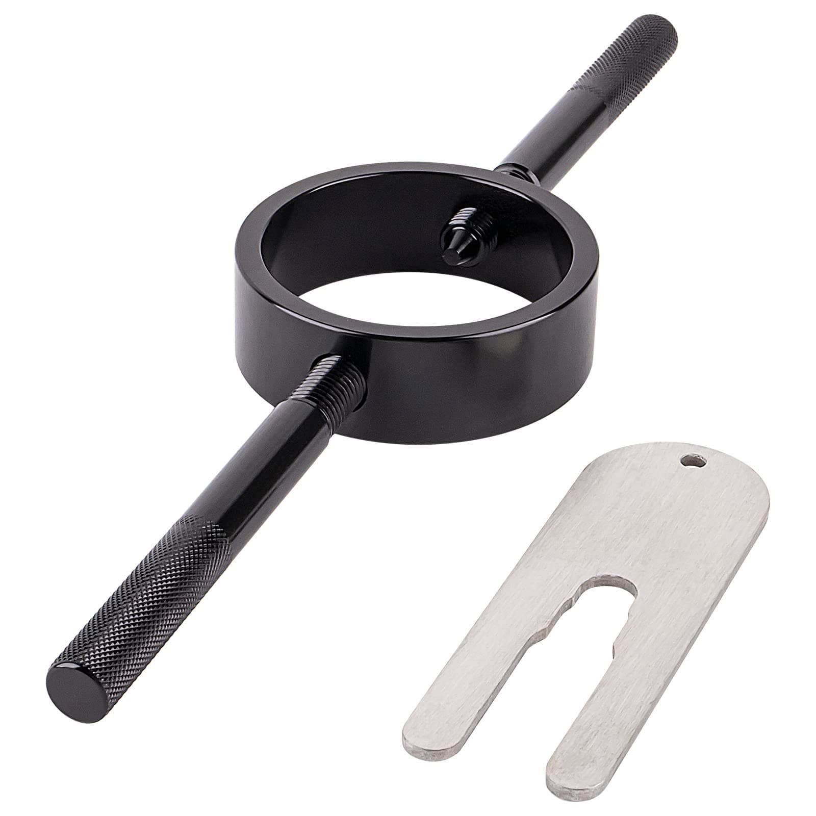 Amerbm Universal Motorcycle Fork Spring Compressor Tool Kit Works with Most U...