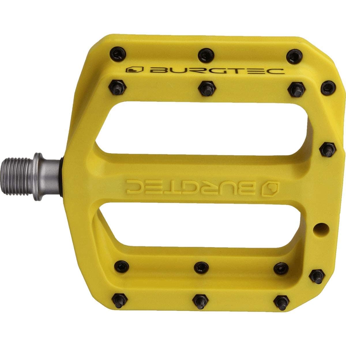 Burgtec MK4 Composite Pedals, Yellow, One Size