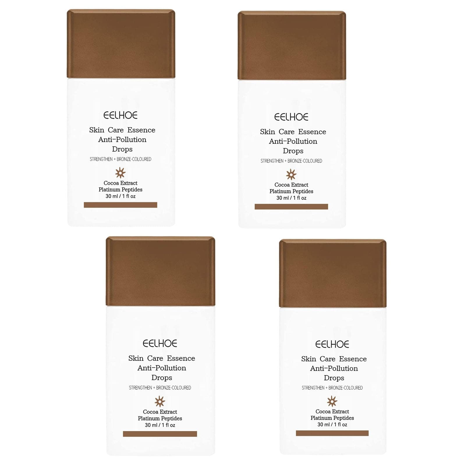 Elephants Bronzer Drops - 30ml Bronzing Drops For Face, Fake Tan Peptide Serums Liquid Bronzer Cream, Antioxidants & Hydrating Liquid Bronzy Cream For Skin Care (1/2/4)