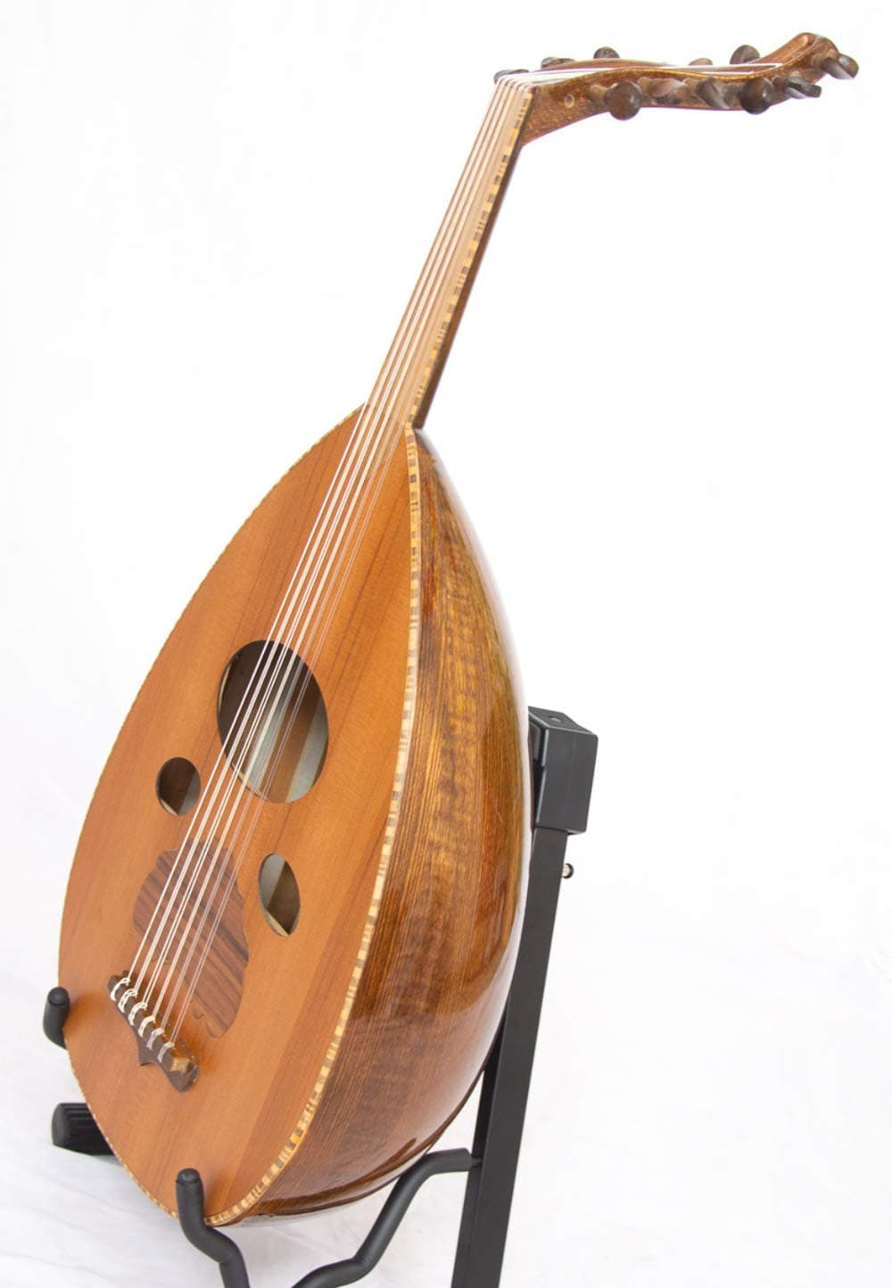 Arabic Oud by Zeryab Classic Cedar Top - with Pyramid strings & Full Setup
