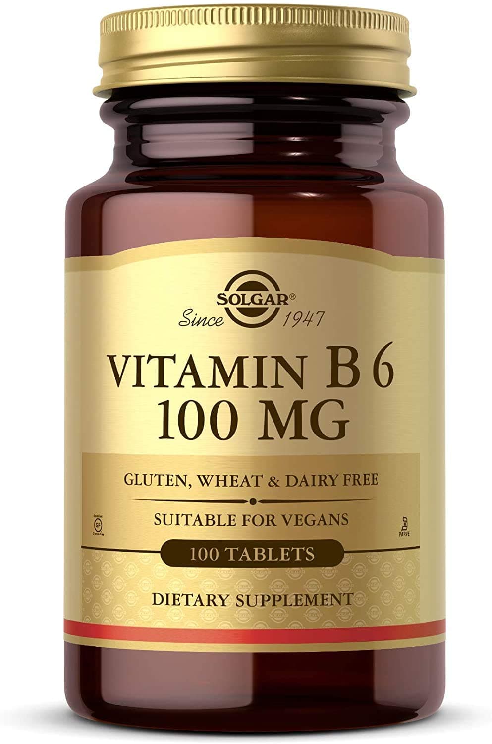 Vitamin B-6 100mg Solgar 100 Tabs